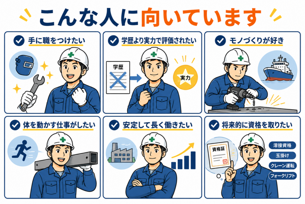 こんな人に向いています