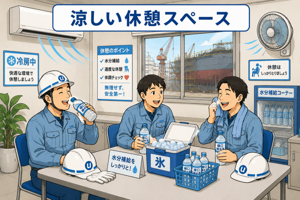 快適な休憩スペースを設置