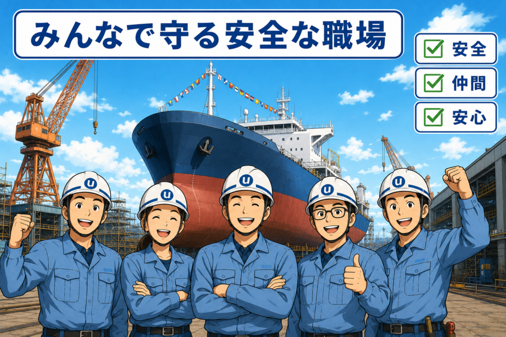 安全に働ける環境づくりを大切にしています
