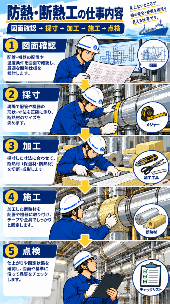 防熱・断熱工の仕事内容