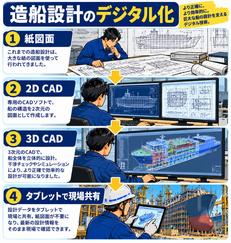 造船設計のデジタル化