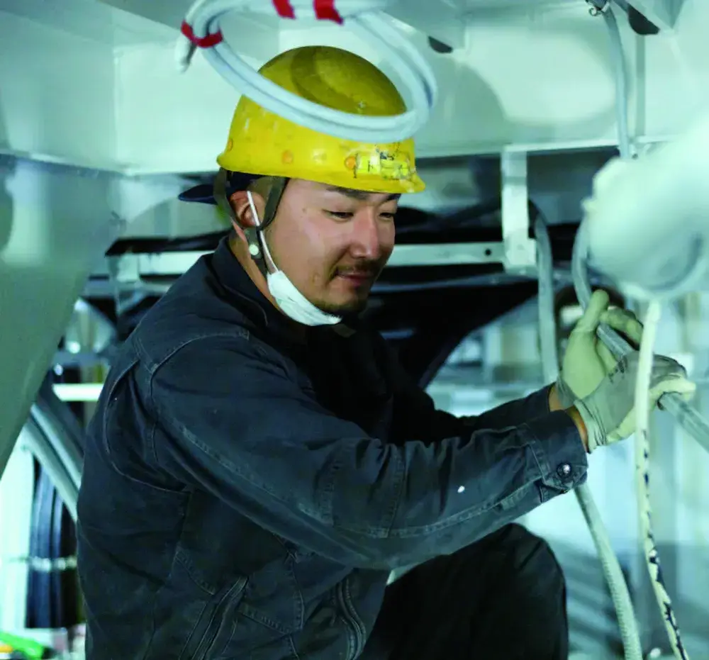 海上保安庁や自衛隊などの船舶を主に手掛けています。